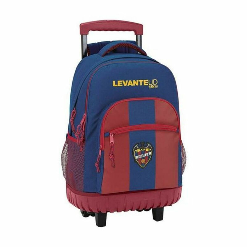 Mochila Escolar com Rodas Compact Levante U.D. 611820818 Azul Vermelho Carmim (32 x 45 x 21 cm)