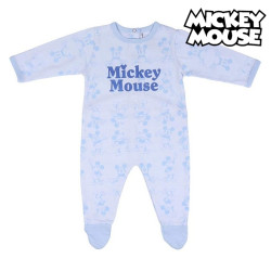 Babygrow de Manga Comprida para Bebé Mickey Mouse Azul