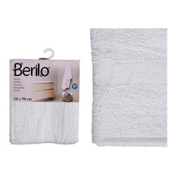 Telo da bagno Poliestere Cotone Bianco