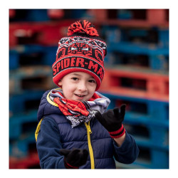 Neck Warmer Spiderman Grey