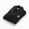 Dressing Gown Benetton Black 100% cotton 360 g/m²