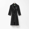 Dressing Gown Benetton Black 100% cotton 360 g/m²