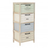 Chest of drawers DKD Home Decor Paolownia wood (40 x 31 x 94.5 cm)