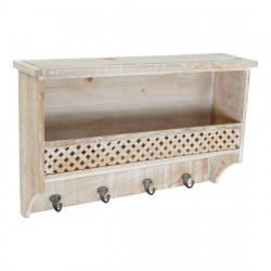 Estantería DKD Home Decor Perchero Abeto (60 x 14 x 37 cm)