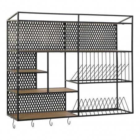 Shelves DKD Home Decor Metal MDF Wood (100 x 24 x 90 cm)