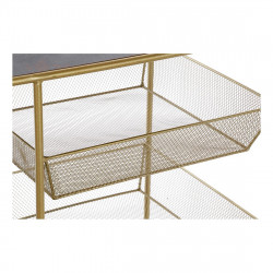 Étagère DKD Home Decor Métal Doré Bois MDF (75 x 35 x 70 cm)