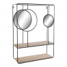 Shelves DKD Home Decor Metal Mirror MDF Wood (60 x 17 x 80 cm)