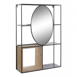 Estantes DKD Home Decor Metal Espelho (50.5 x 15 x 75 cm)