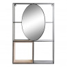 Scaffale DKD Home Decor Metallo Specchio (50.5 x 15 x 75 cm)