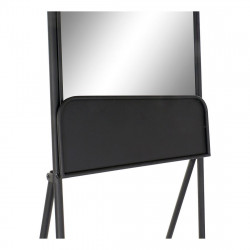 Étagère DKD Home Decor Noir Fer Miroir (41 x 63 x 166 cm)