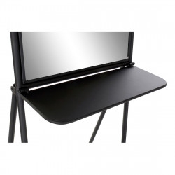 Étagère DKD Home Decor Noir Fer Miroir (41 x 63 x 166 cm)