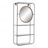 Estantería de Baño DKD Home Decor Metal Cristal (32 x 12 x 65 cm)