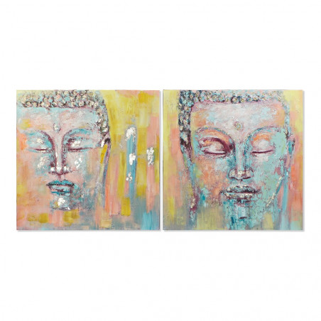 Pintura DKD Home Decor Buda (100 x 3.5 x 100 cm)