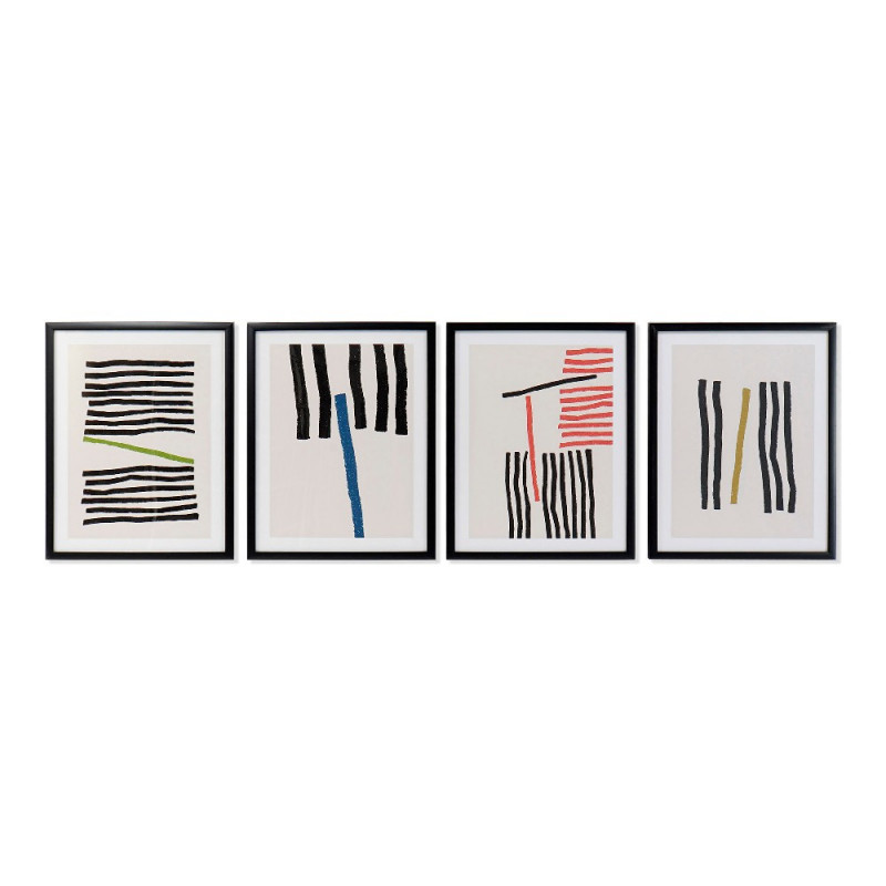 Painting DKD Home Decor Lines (35 x 3 x 45 cm)