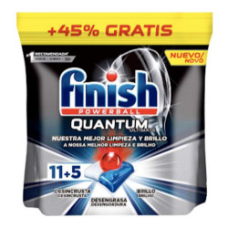 Pastillas para Lavavajillas Quantum Ulti Finish (11 uds)