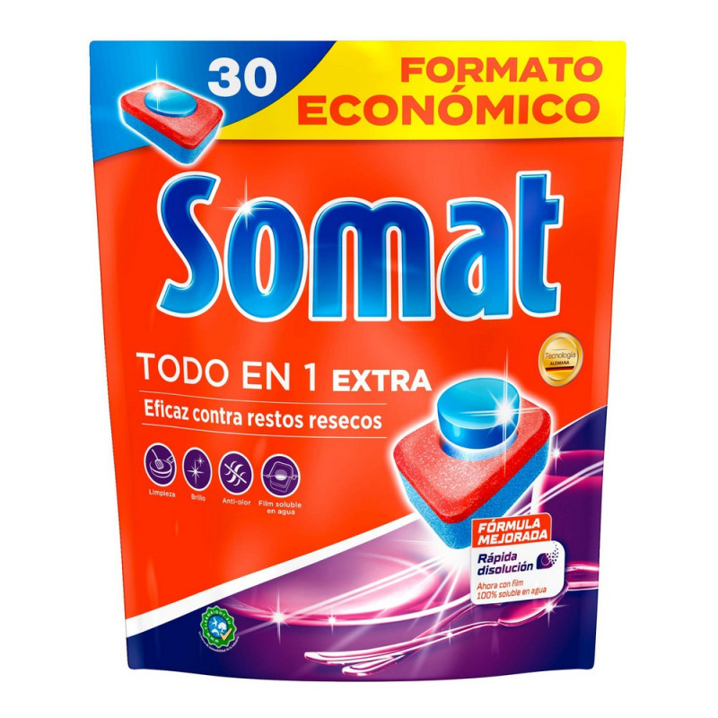 Pastillas para Lavavajillas All In Somat (30 uds)