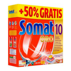 Pastilhas para Máquina de Lavar Louça Somat (18 uds)