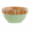 Bowl DKD Home Decor Bamboo (14 x 14 x 7.5 cm)