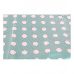 Nappe DKD Home Decor Pois PVC (2 pcs) (140 x 140 x 140 cm)