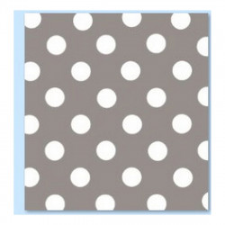 Nappe DKD Home Decor Pois PVC (2 pcs) (140 x 140 x 140 cm)