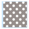 Nappe DKD Home Decor Pois PVC (2 pcs) (140 x 140 x 140 cm)