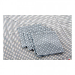 Tablecloth and napkins DKD Home Decor Love Cotton (2 pcs) (150 x 1 x 250 cm)