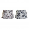 Lamp Shade DKD Home Decor Polyester (2 pcs) (23 x 23 x 14.5 cm)