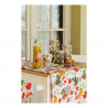 Tischdecke und Servietten DKD Home Decor Papaya Baumwolle (150 x 250 x 0.5 cm) (9 pcs)