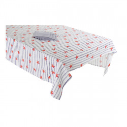Tablecloth and napkins DKD Home Decor Summer Cotton (150 x 150 x 0.1 cm) (5 pcs)