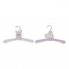 Hangers DKD Home Decor Metal MDF Wood (2 pcs) (32 x 1.5 x 18 cm)