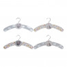 Cintres DKD Home Decor Bois Métal Eléphant (4 pcs) (35 x 1.2 x 16 cm)