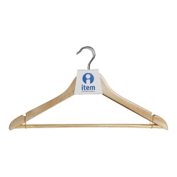 Set of Clothes Hangers DKD Home Decor Wood (45 x 1.3 x 22 cm) (3 pcs)