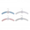Perchas DKD Home Decor Metal Madera MDF (4 pcs) (35 x 1.2 x 16 cm)